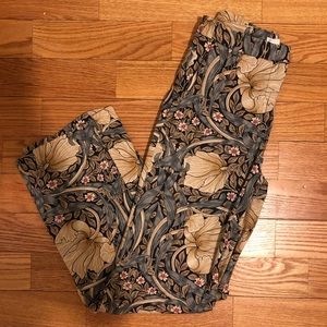 H&M William Morris & Co Wide-Leg Pants